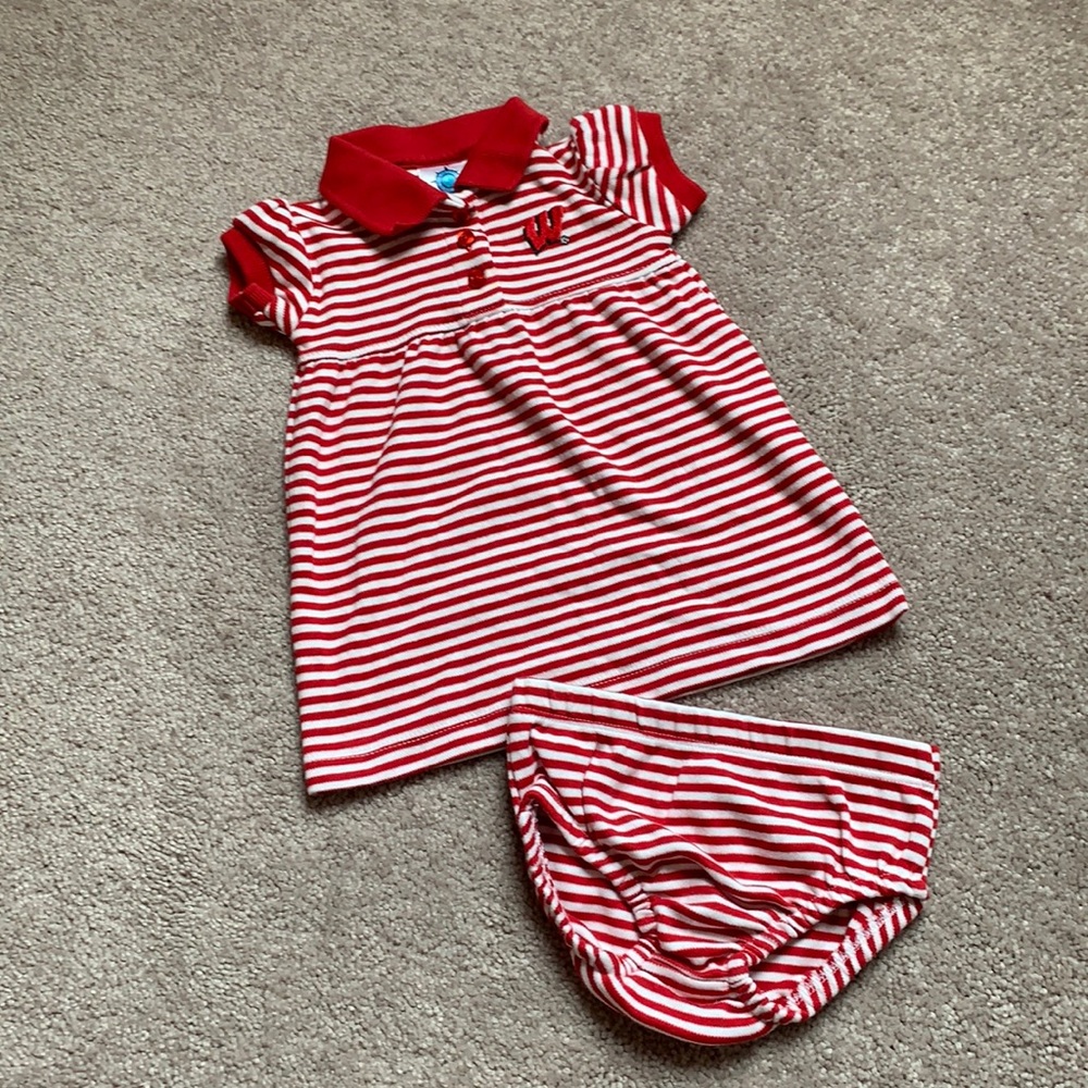 Wisconsin Badgers dress and bloomers